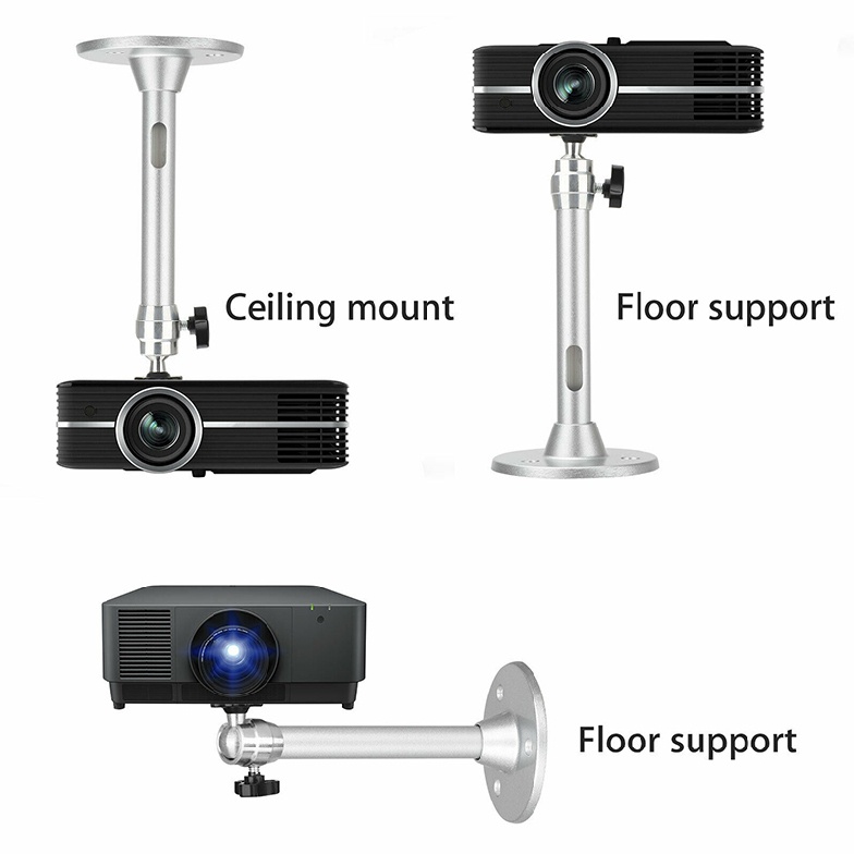 Universal LCD Mini Projector Ceiling Wall Mount Bracket Aluminium Holder Stand