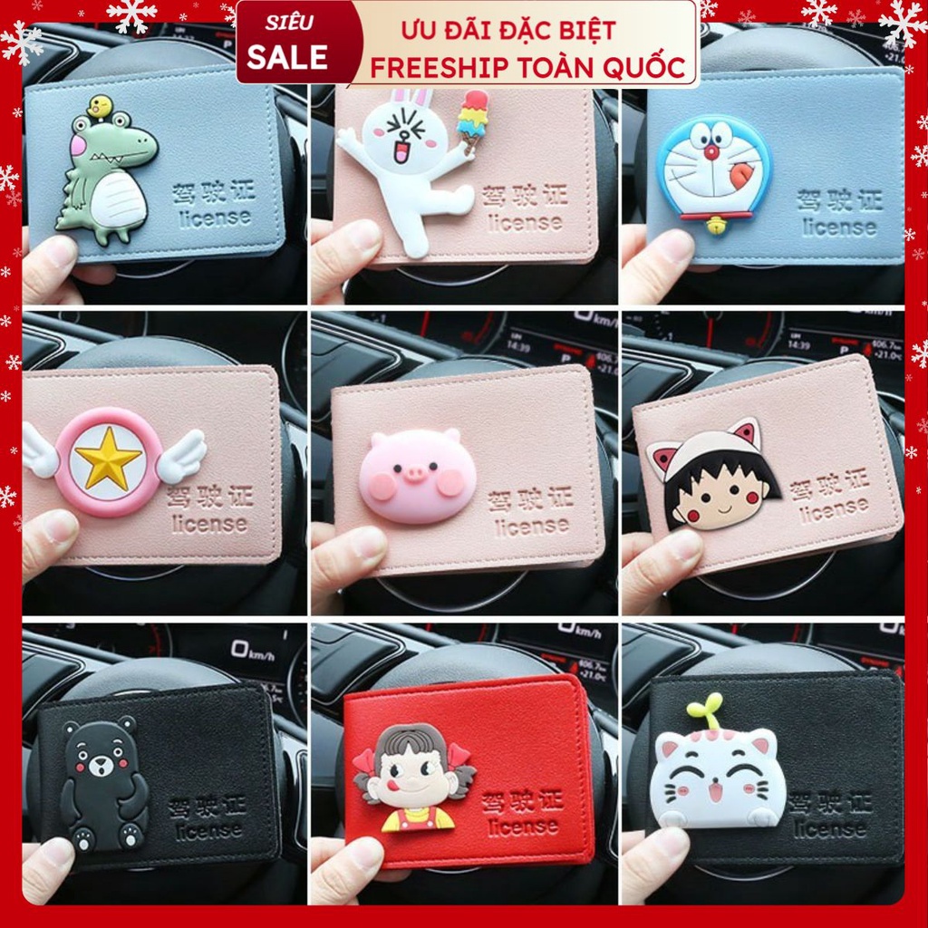 PVN30389 Ví nữ mini cute nhỏ đựng thẻ ATM,CCCD tiện dụng T2 .