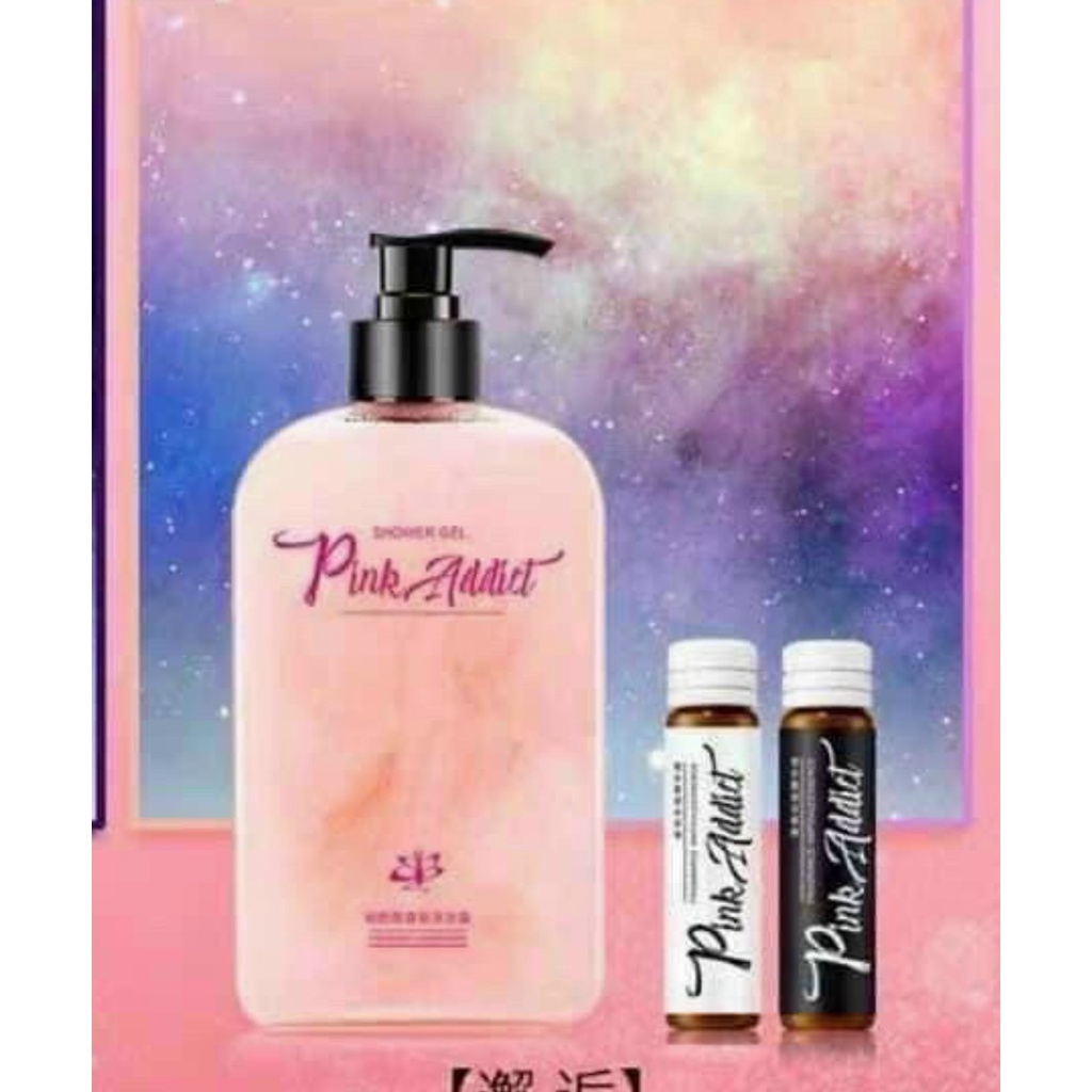 Sữa Tắm Nước Hoa Pink Addict Tự Pha Nhũ Hồng Và Nhũ Đỏ 420 ML Cực Thơm