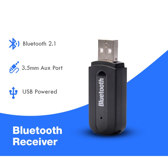 [Trong 1 nốt nhạc] Biến loa thường thành loa Bluetooth -  USB Bluetooth YET-M1 - Cho loa thường và ô tô - Jack 3.5'mm