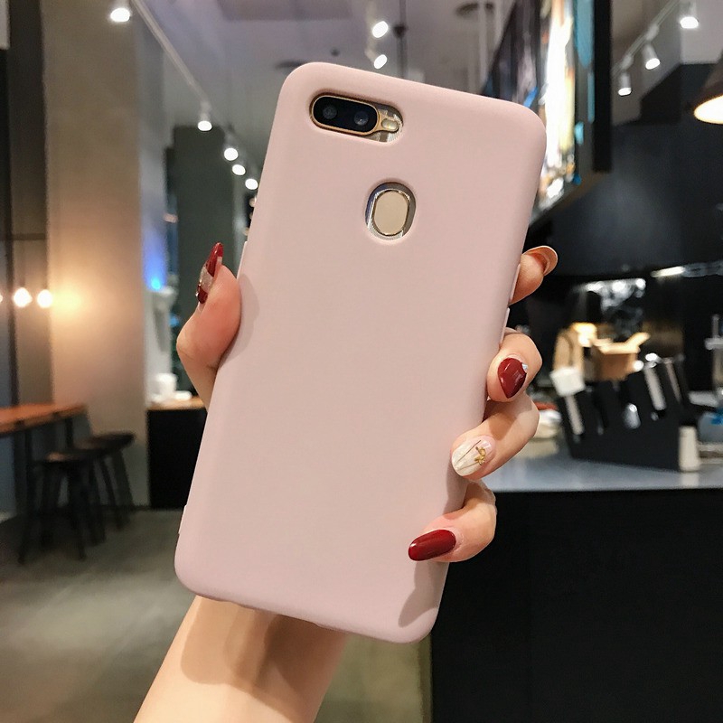 Realme 6i 5i 5s C1 C2 Pro XT OPPO OPPO A15s A53 A52 A92 A31 A91 A3s A1K K3 Pro Reno5 3 Rose Gold Elegant Tone Simple Soft Case SG