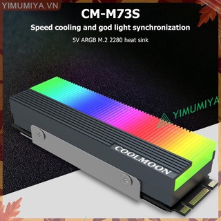 Bộ Tản Nhiệt Cho Ổ Cứng Ssd Cm-M7S M.2 Ssd 2280 Argb