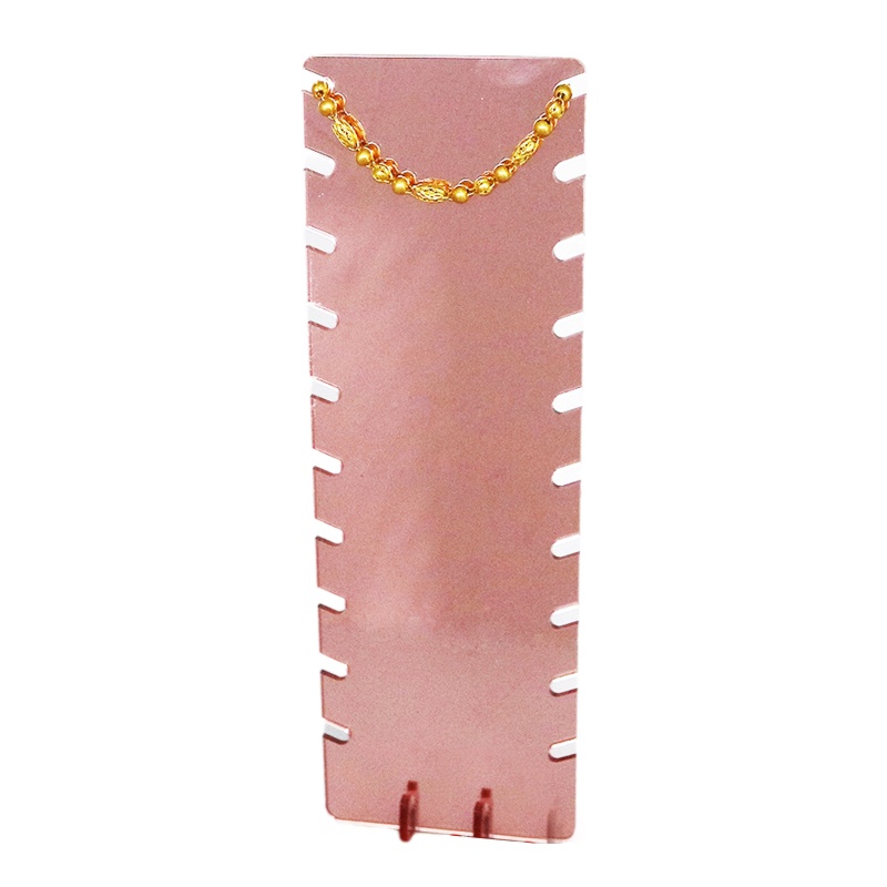 Giá Đỡ Trưng Bày Trang Sức Bằng Nhựa Màu Vàng Hồng Sang Trọng