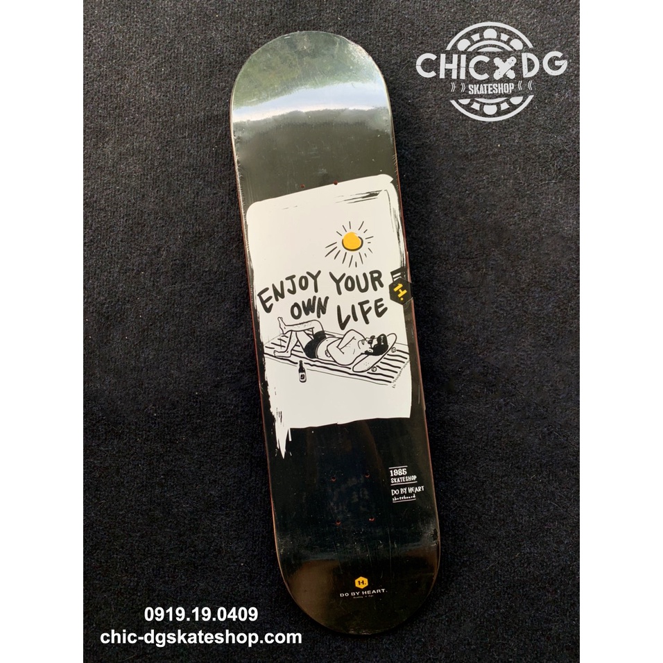 Skateboard DO BY HEART (DBH) ván trượt nhẹ, bền, đanh!! Có bảo hành!! Dành cho cả newbies lẫn chơi chuyên nghiệp
