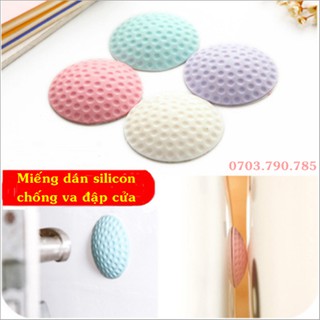 Set 2 Miếng Dán Silicon Chống Va Đập Cửa