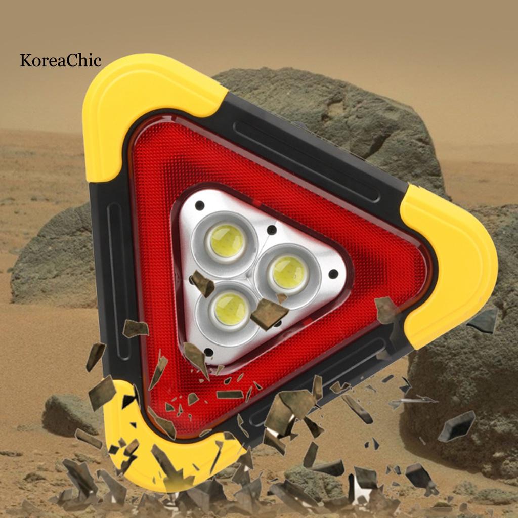 PVN49510 Đèn Led Cảnh Báo Khẩn Cấp Hình Tam Giác Sử Dụng Năng Lượng Mặt Trời Giá Rẻ