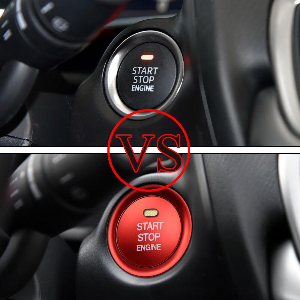 Viền Dán Nút Khởi Động Cho Xe Mazda CX5 CX3 CX4 Cx-3 3 6 Axela Atenza