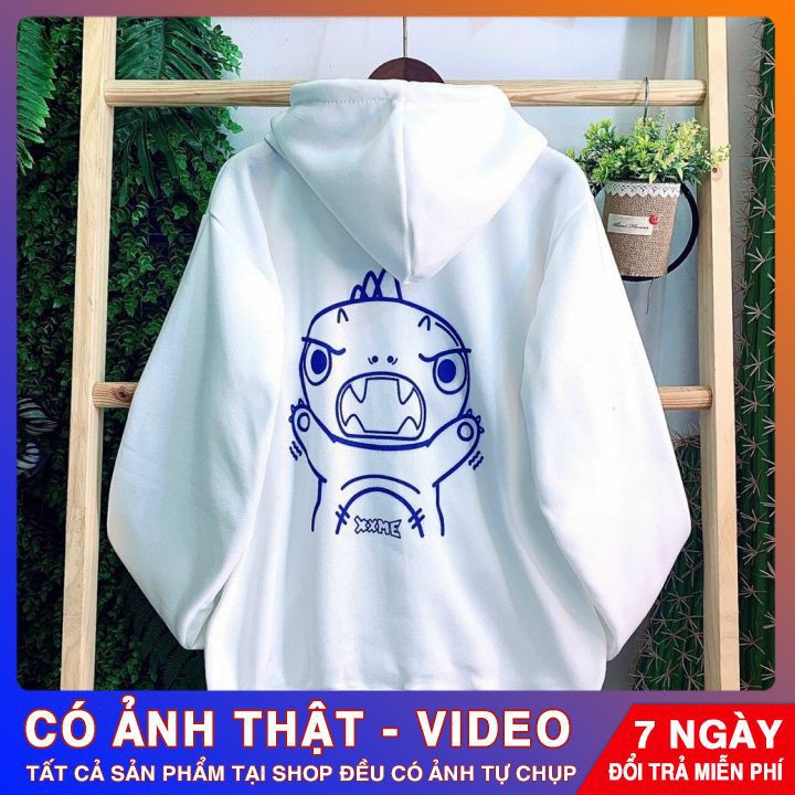Áo hoodie unisex ⭐️ SIÊU HOT ⭐️ Áo khoác hoodie nỉ có mũ dáng rộng, phong cách cá tính cho cả nam và nữ | BigBuy360 - bigbuy360.vn