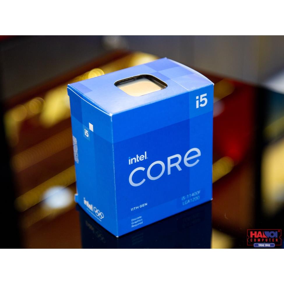 CPU Intel Core i5-11400F (12M Cache, 2.60 GHz up to 4.40 GHz, 6C12T, Socket 1200) Chính hãng full box BH 36 tháng