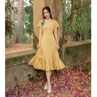 OLV - Đầm Sandy Embroidered Dress