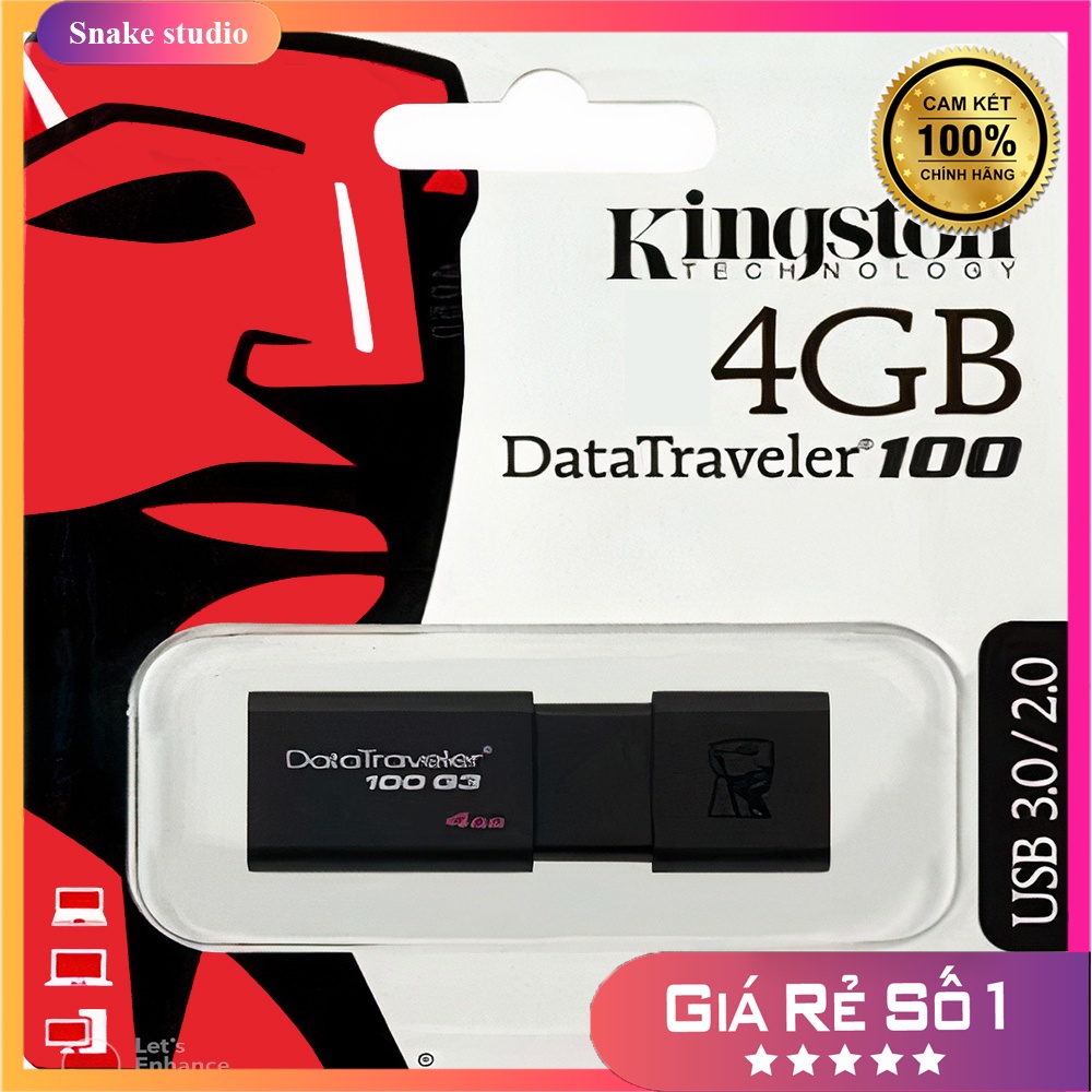 USB Kingston DT100 G3 Dung Lượng 4GB