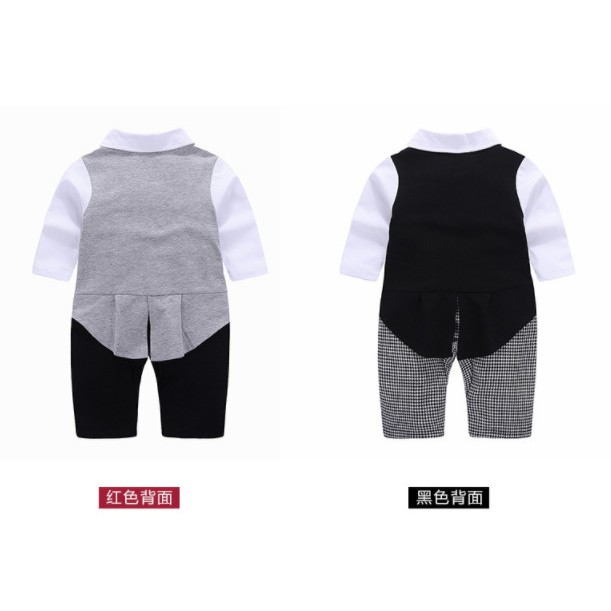 Body  đuôi tôm giả vest set bodysuit cho bé trai cực đẹp (QC đẹp)