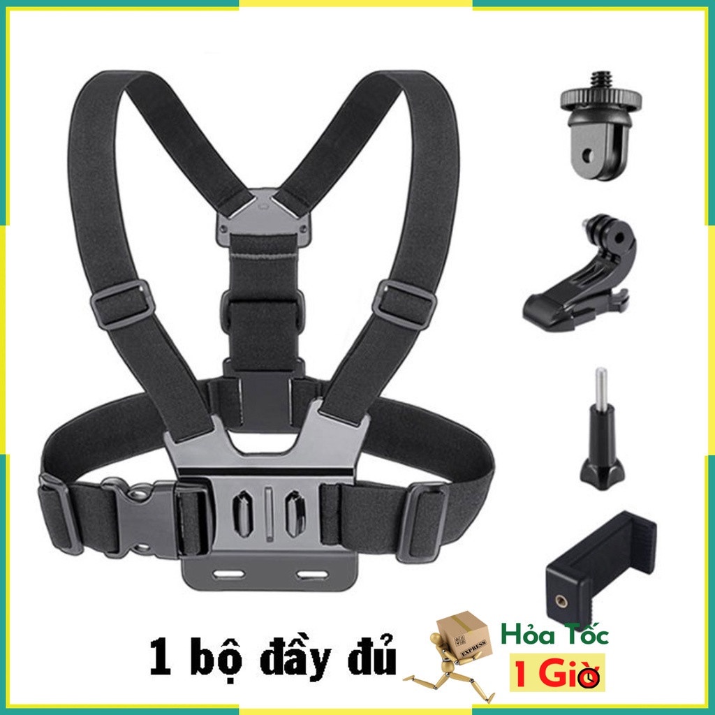 DÂY ĐEO NGỰC GẮN ĐIỆN THOẠI/CAMERA HÀNG TRÌNH TIỆN DỤNG (BỘ ĐẦY ĐỦ)
