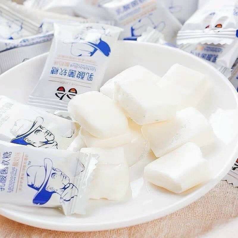 Kẹo Sữa Chua Ông Già Horsh, Tuyệt Ngon Thơm 3 Vị Sữa Chua/Sữa Tươi/Trứng Muối, Nhập HongKong Khối Lượng Gói 360g