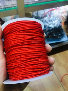 COMBO 10m dây tết vòng handmade ( 2 màu đỏ- đen)