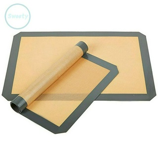 Baking Mat Food grade Baking Cooking Pad Mat Tray Sheet Dough Pastry pad Heat Resistant Toaster Non-Stick Anti-slip Hot