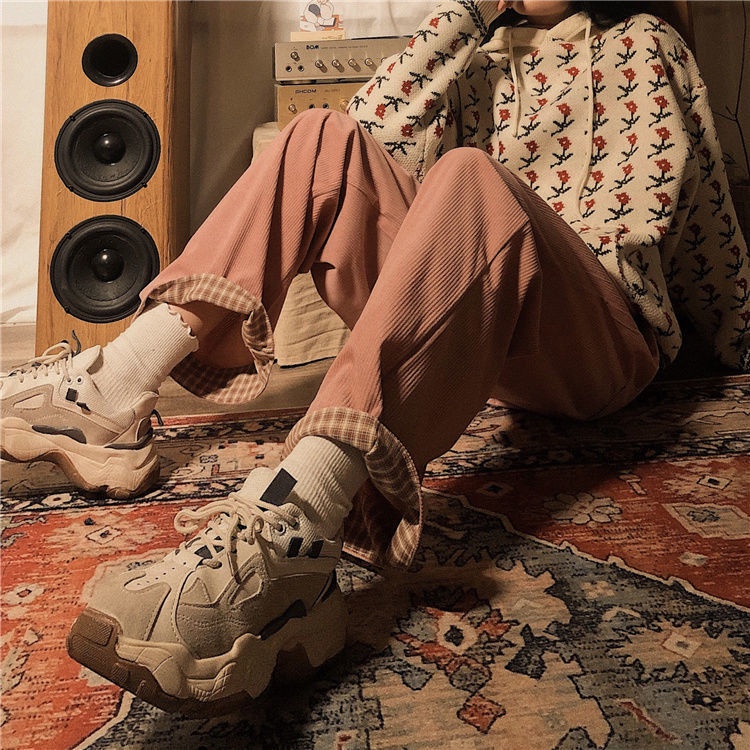 Quần dài nữ ống rộng thời trang cá tính