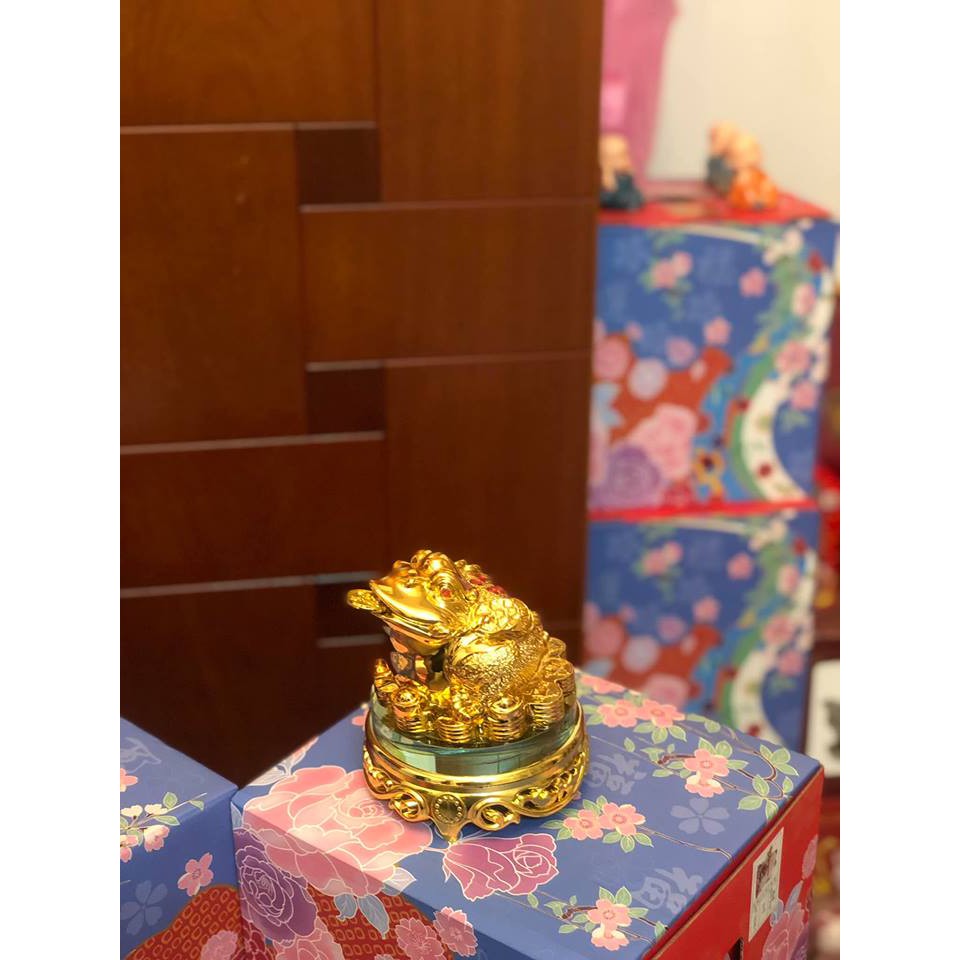 Cóc vàng 3 chân ngậm tiền vàng
