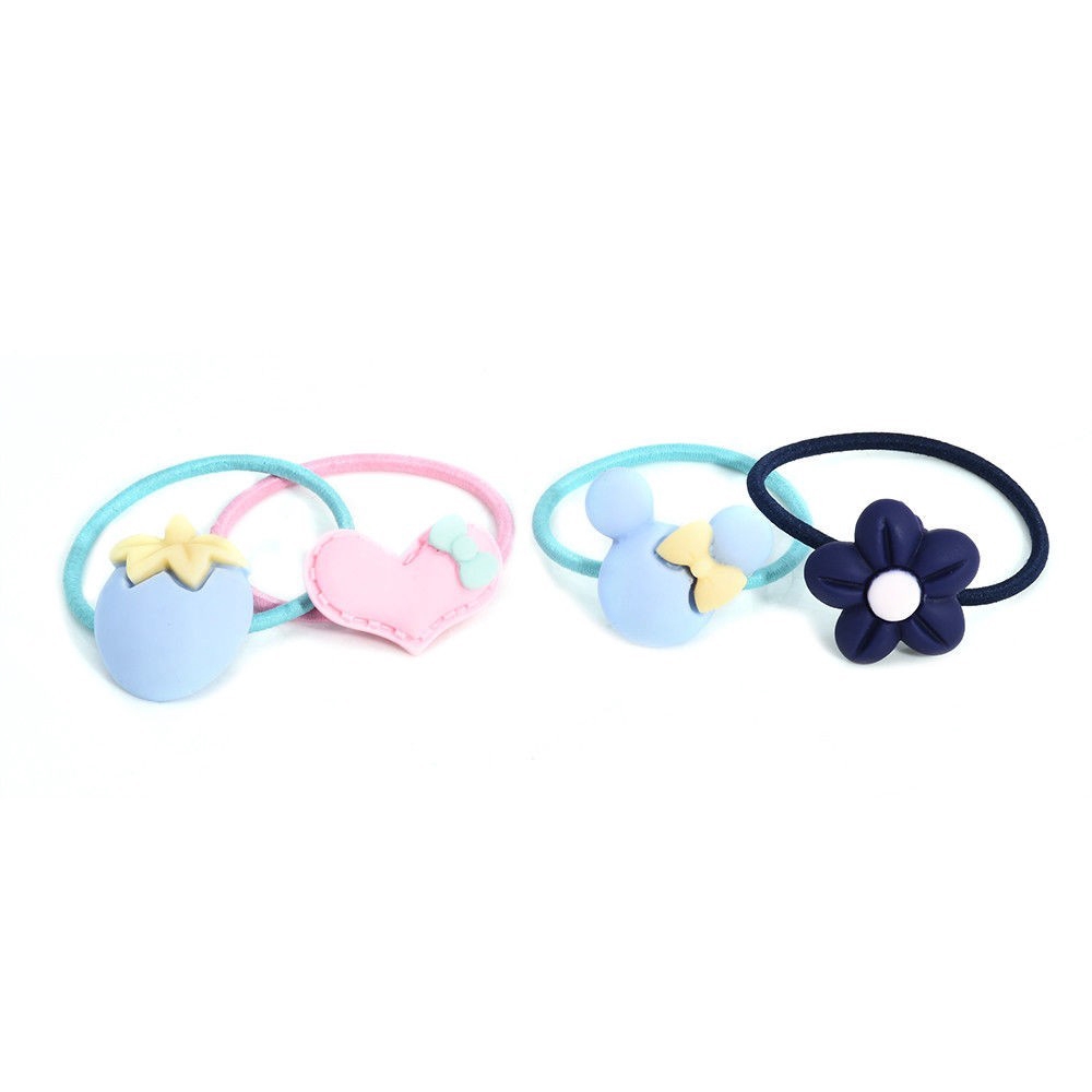 Set 10 Dây Buộc Tóc Co Giãn Đáng Yêu Cho Nữ