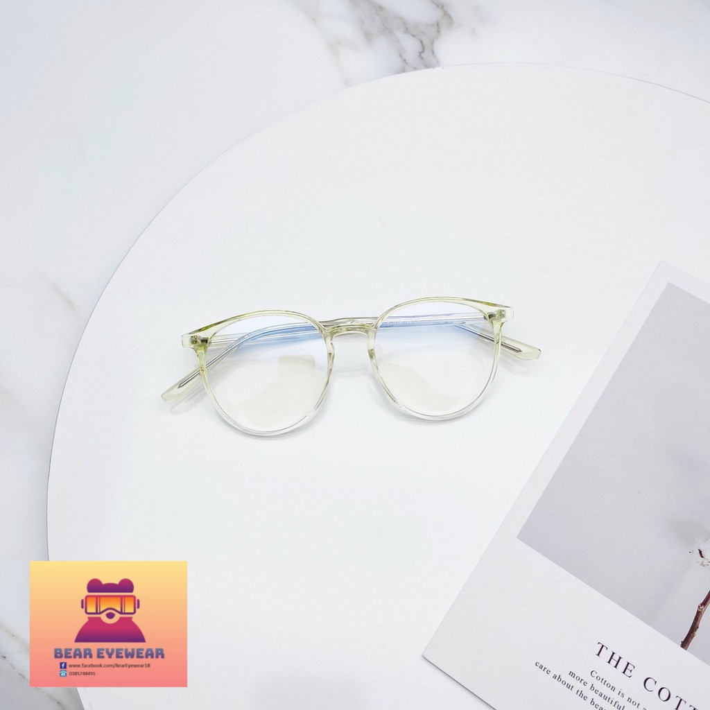 Gọng kính cận Bear Eyewear form tròn vintage