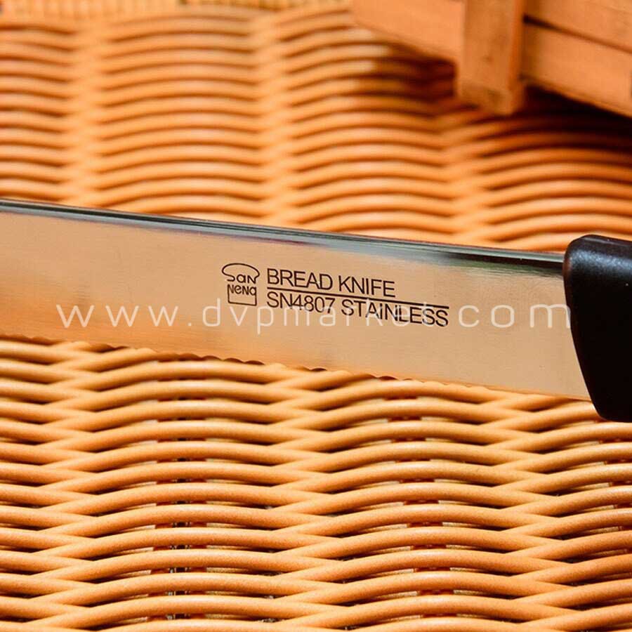 Dao cắt bánh mì 30cm cán nhựa đen SN4807 - Đại Vạn Phát