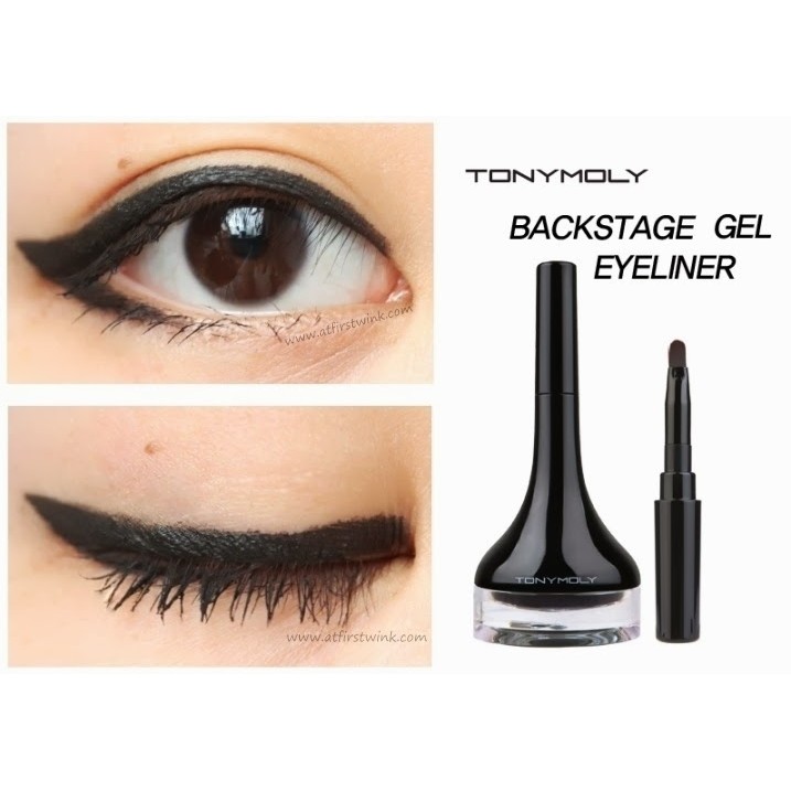 Gel Kẻ Mắt Tony Moly Back Eyeliner Long Brush eyeline tự nhiên, lôi cuốn và ấn tượng