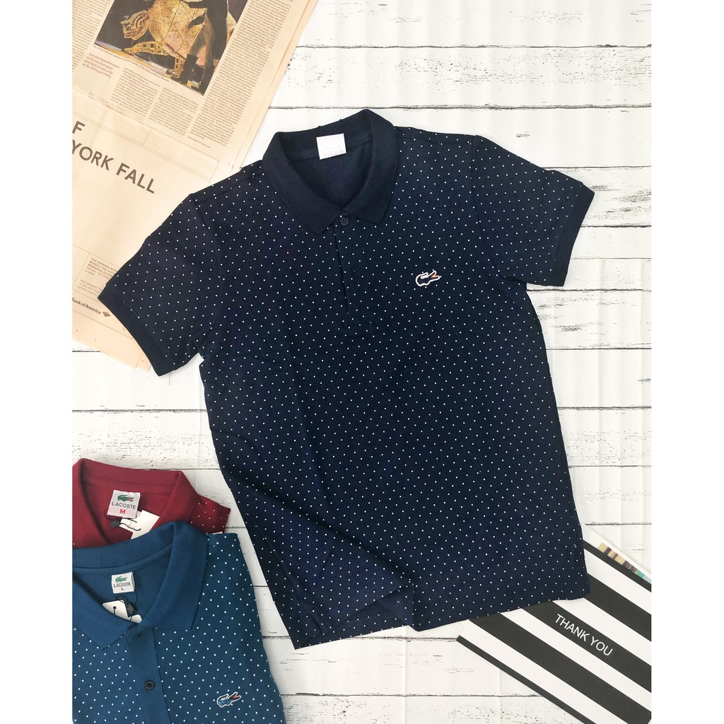 [ảnh thật] ÁO THUN NAM CÁ SẤU CHẤM BI- XH008 | BigBuy360 - bigbuy360.vn