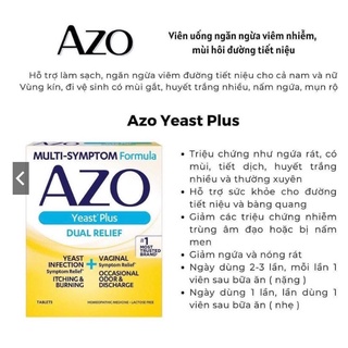 Viên uống AZO - hỗ trợ đường tiết niệu
