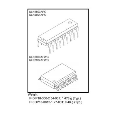 Tổng hợp các dòng IC Driver ULN2803, ULN2003