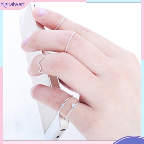 Set 5 Nhẫn Tay Kiểu Dáng Thời Trang Quyến Rũ Cho Nữ