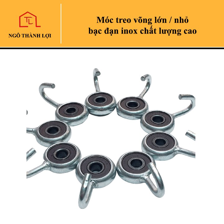 Móc sắt treo võng lớn / nhỏ chất lượng cao - Móc võng