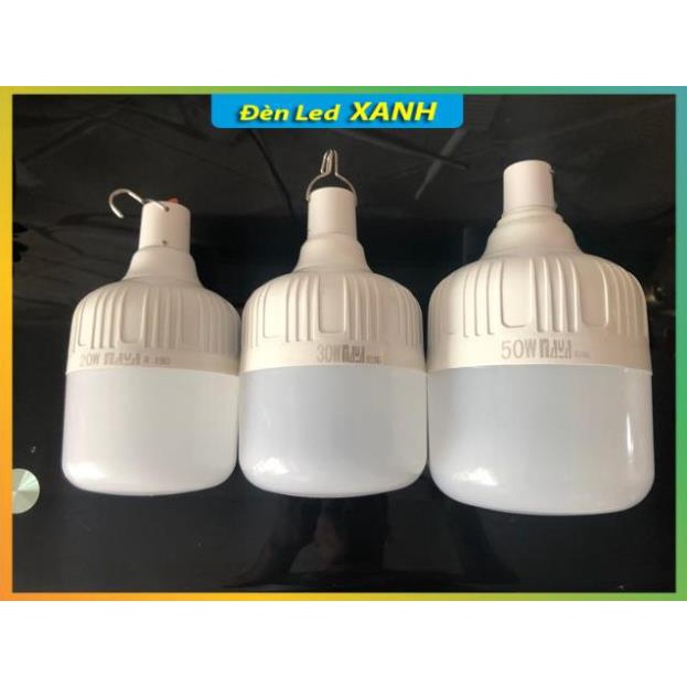 Đèn Led Tích Điện Sạc Có Móc Treo 20-30-50W