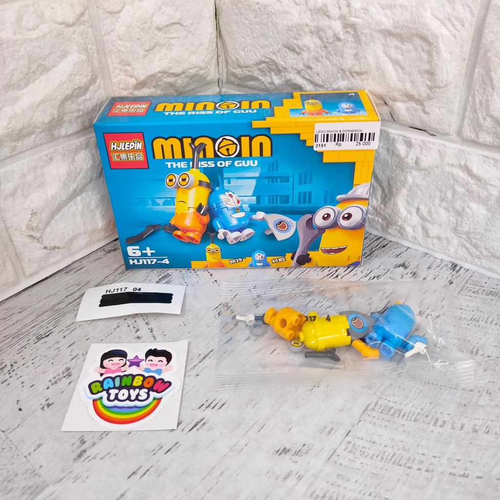 Mô Hình Đồ Chơi Lego Minion Doraemon Giáo Dục Cho Bé