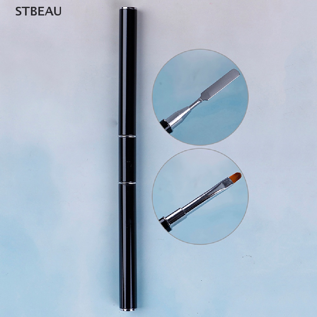 Bút Vẽ Móng Nghệ Thuật UV polygel poly Hai Đầu Hình Dạng Chiếc Lá