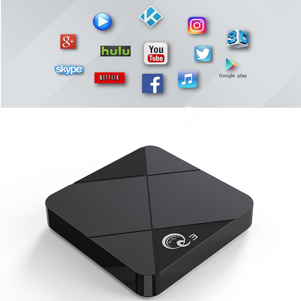 Adroid TV Box Mini A95X Q3 Ram 2G + 16G Android Độ Phân Giải HD 4K Kết Nối Trực Tiếp Wifi