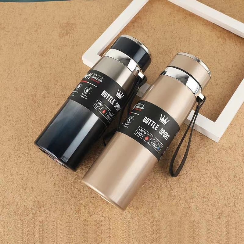 Bình giữ nhiệt nóng lạnh lõi thép inox 304 chống gỉ 1000 ml thể thao sang trọng