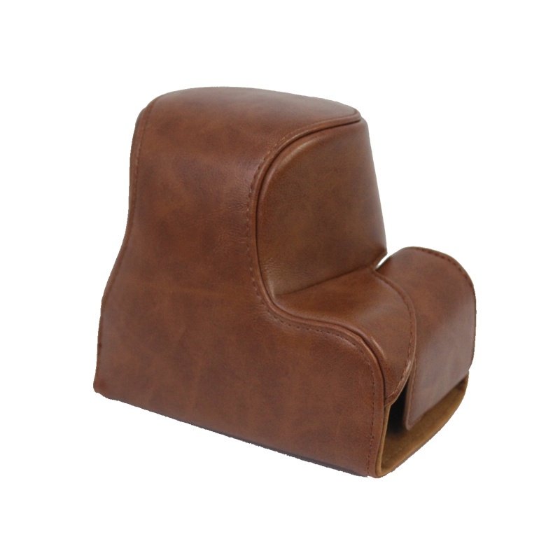 Bao Da PU Đựng Máy Ảnh Sony ZV-E10 ZVE10 Với Ống Kính 16-50mm