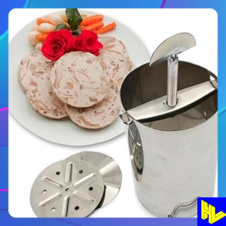 Khuôn Làm Giò Chả, Chả Bò Inox Cao Cấp - Loại 1 KG-2KG