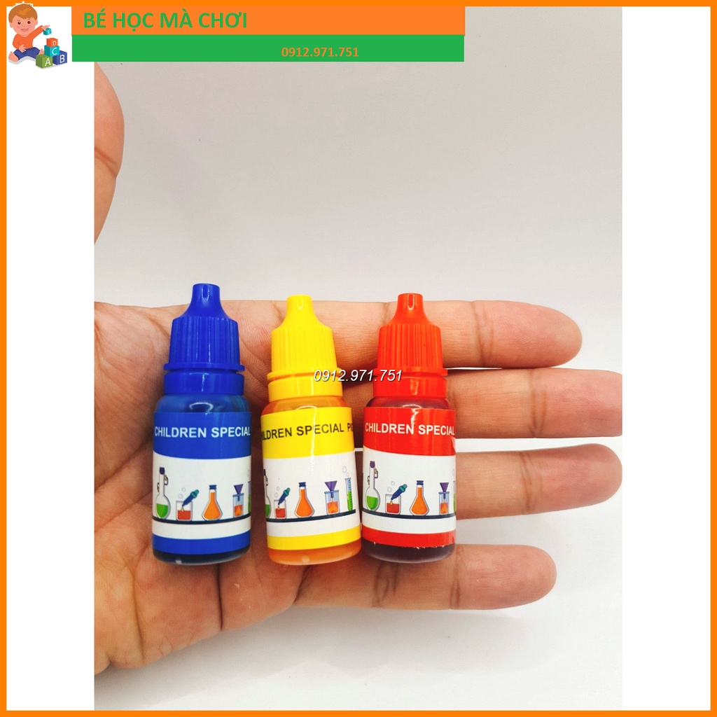 Combo mầu nước thưc phẩm làm bánh , làm slime , làm thí nghiệm cho bé siêu an toàn - Hàng xuất khẩu