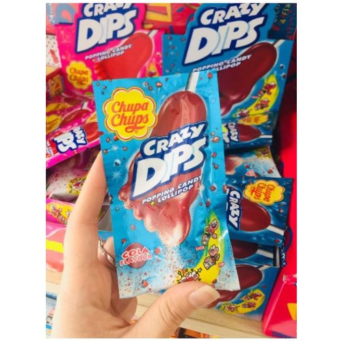 Kẹo nổ hình bàn chân Chupa Chups Crazy Dips