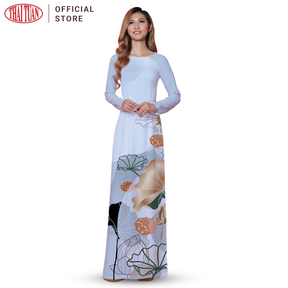 Vải Áo Dài Nữ Thái Tuấn Hoa Văn In ASBR533211DEFD