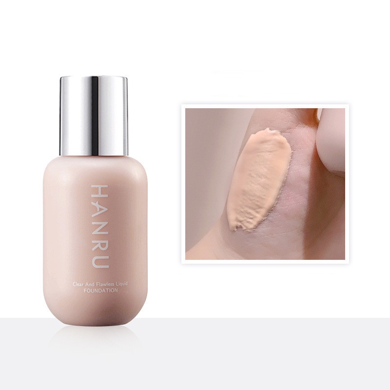 HANRU Kem Nền Che Khuyết Điểm Dạng Lỏng Dưỡng Ẩm Chống Thấm Nước Kiềm Dầu