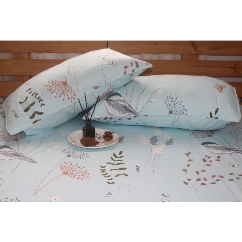Bộ drap 4 món - Cotton 100% Khaly (nệm cao 10cm trở xuống)