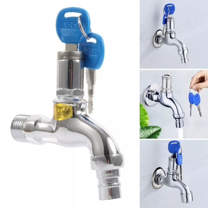 Bộ vòi nước khóa inox 304 giúp tiết kiệm nước hiệu quả cho sinh viên người ở trọ chống thất thoát nước