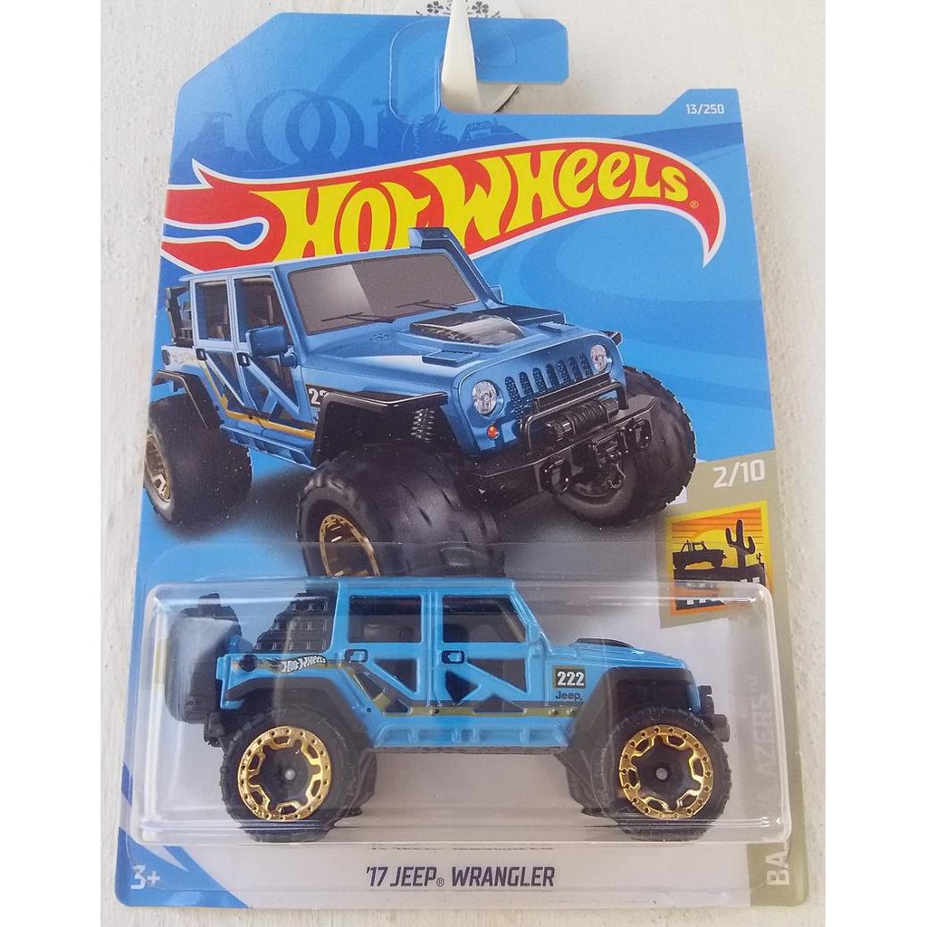 Xe mô hình Hot Wheels '17 Jeep Wrangler FYB94
