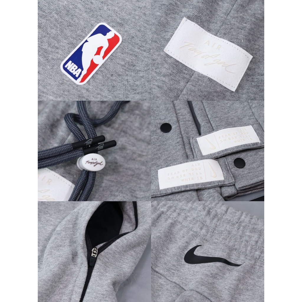 ⚡️ - Quần Snap Fear of God FOG x N!ke Tear Away Pants Dark Grey Heather, Quần Snap NBA pants FOG