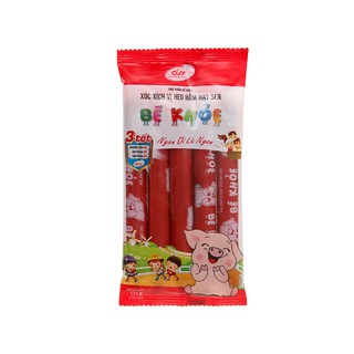 Xúc xích vị heo hầm hạt sen Bé Khoẻ gói 115g