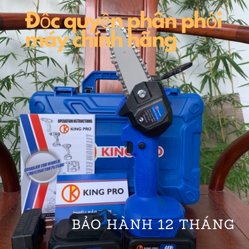 Máy cưa xích cầm tay không dây 48V Mini dùng pin sạc chung makita cho gia đình, cưa gỗ, cành