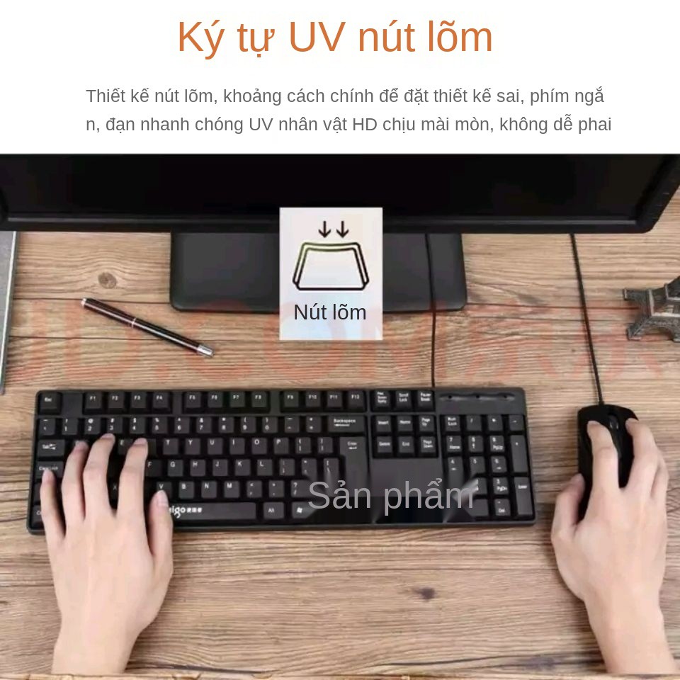Bộ bàn phím và chuột văn phòng có dây Patriot tại nhà usb máy tính chơi game xách tay | BigBuy360 - bigbuy360.vn