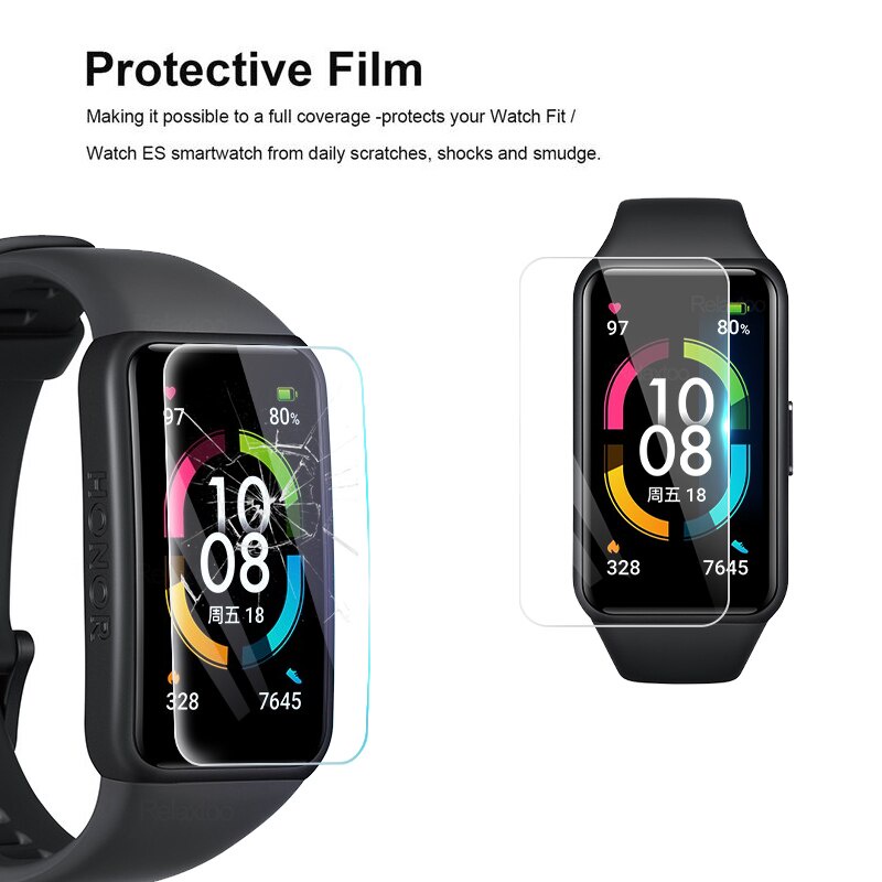 Set 1 / 3 / 5 Miếng Dán Tpu Bảo Vệ Màn Hình Cho Đồng Hồ Thông Minh Huawei Band 6 / Honor Band 6